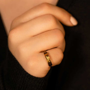 Patience (Sabar ) Bar Ring