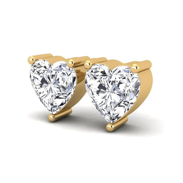 Heart Zircon Earrings