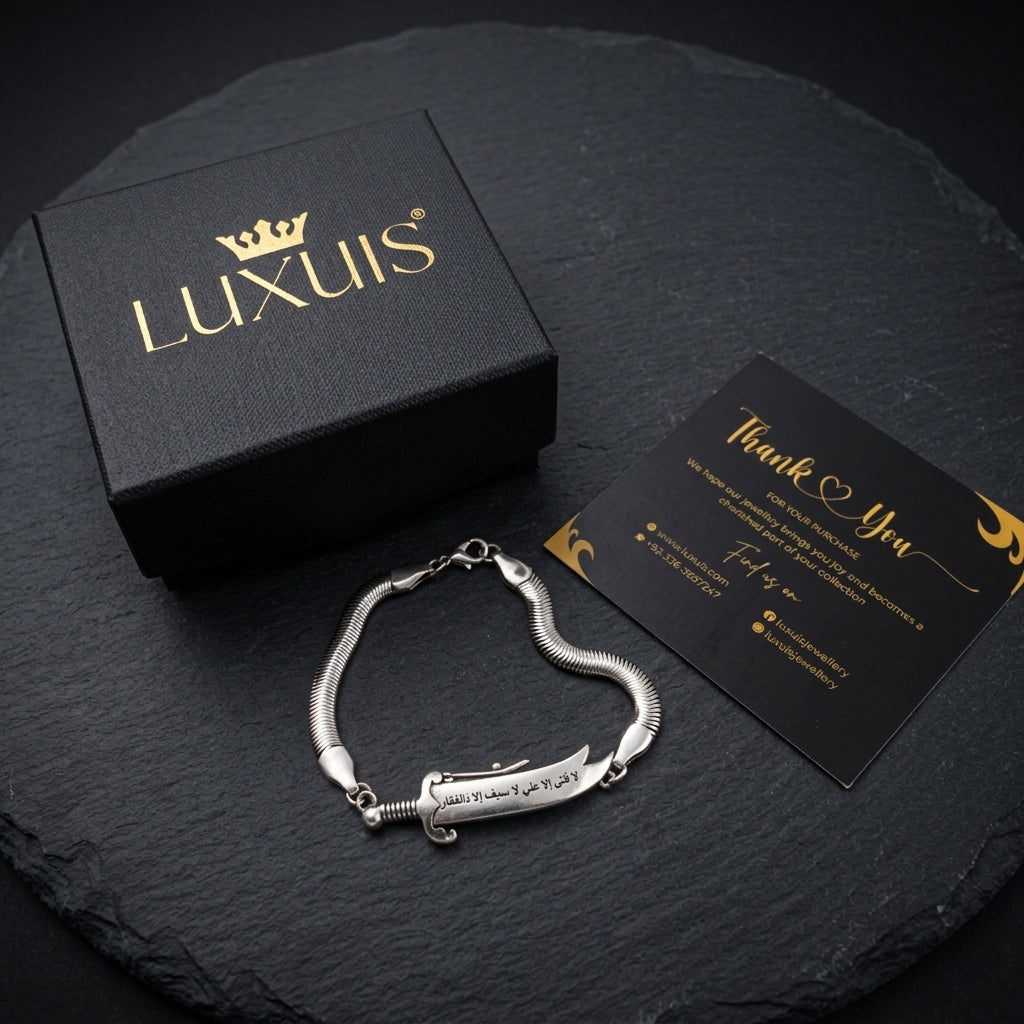 Openable Zulfiqar Sword Bracelet