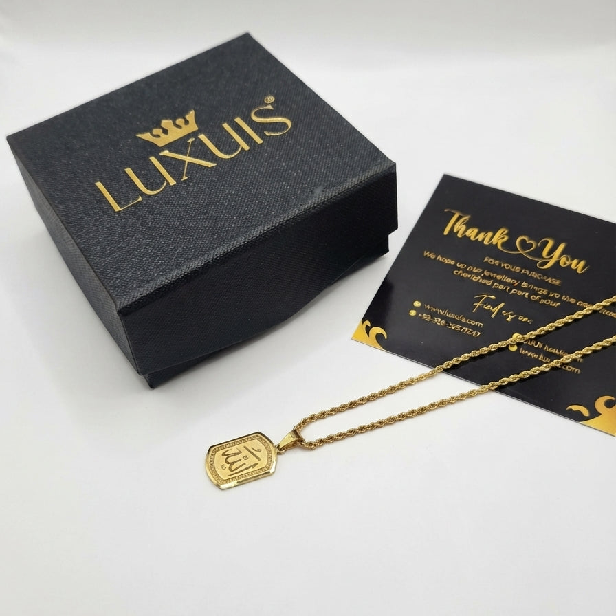 Allah Tag Pendant Necklace