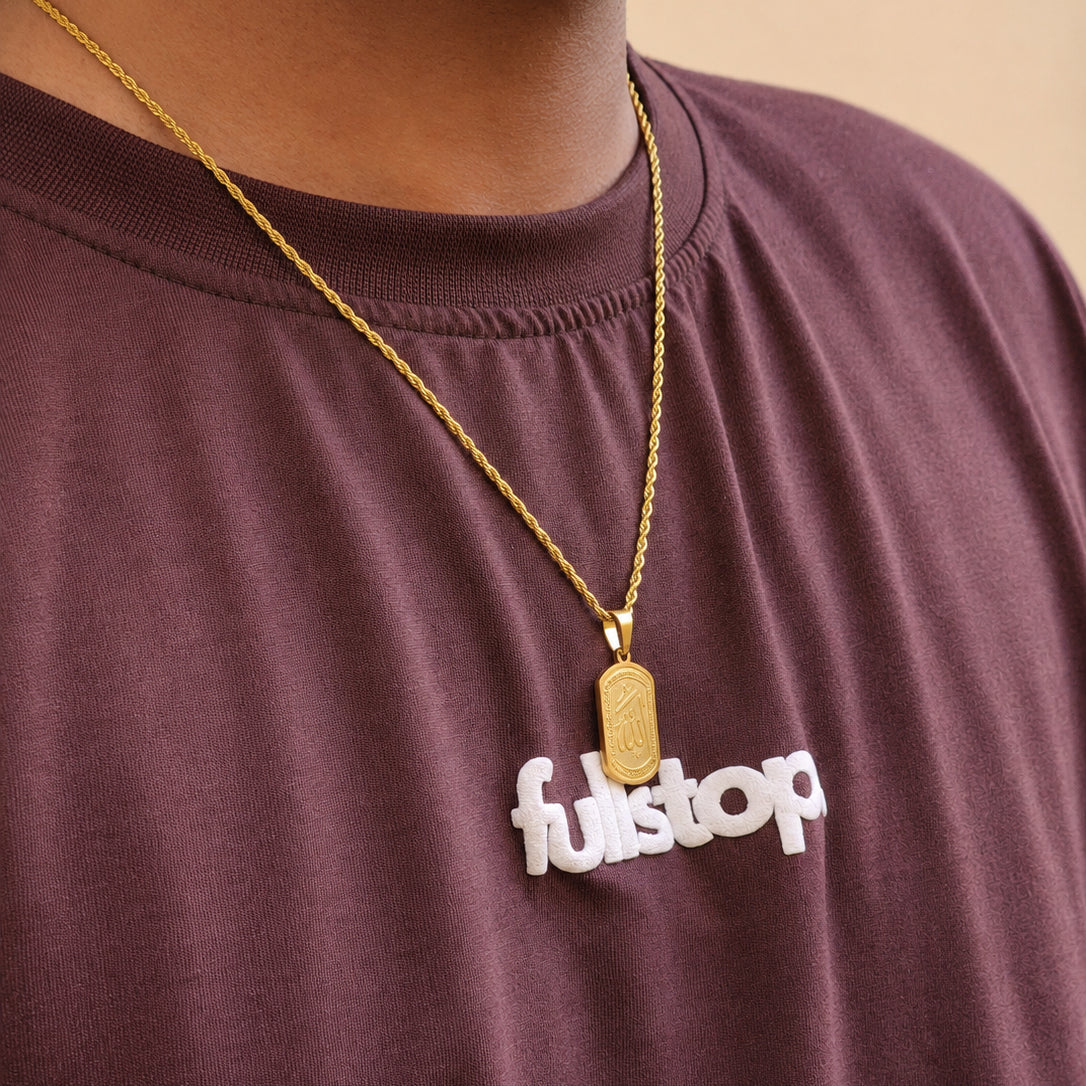 Allah Tag Pendant Necklace