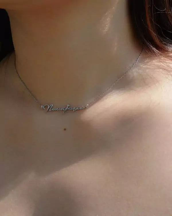 Sleek Signature Name Necklace