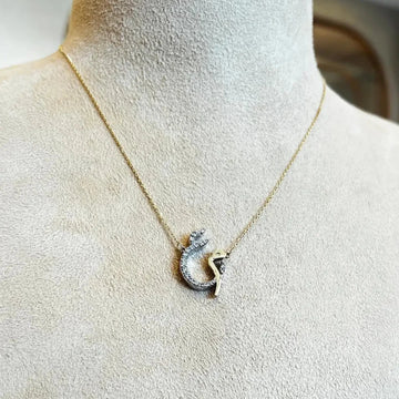 Arabic Diamond Initial Pendant