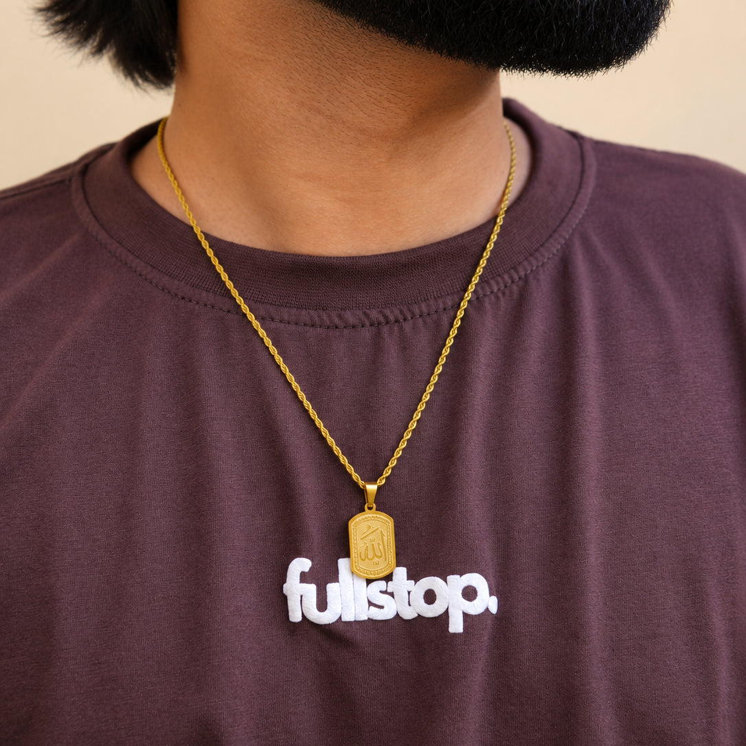 Allah Tag Pendant Necklace