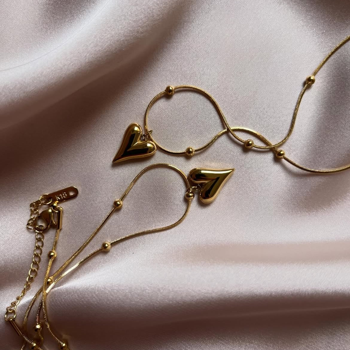 Minimalist Heart Necklace - Stainless Steel