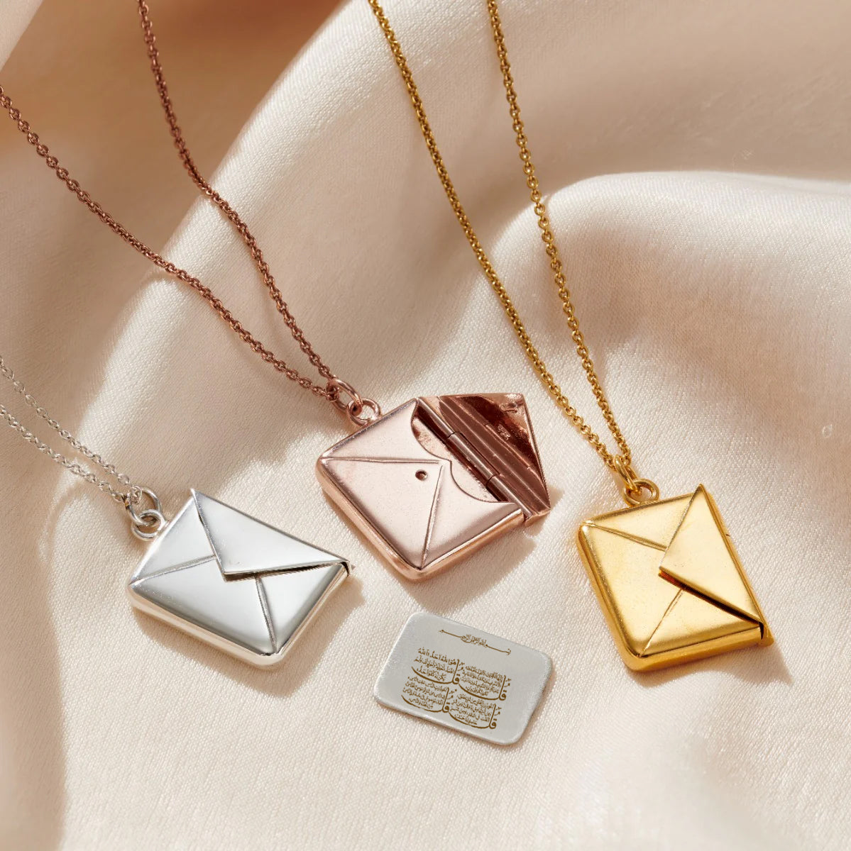 4 Qul envelope Necklace