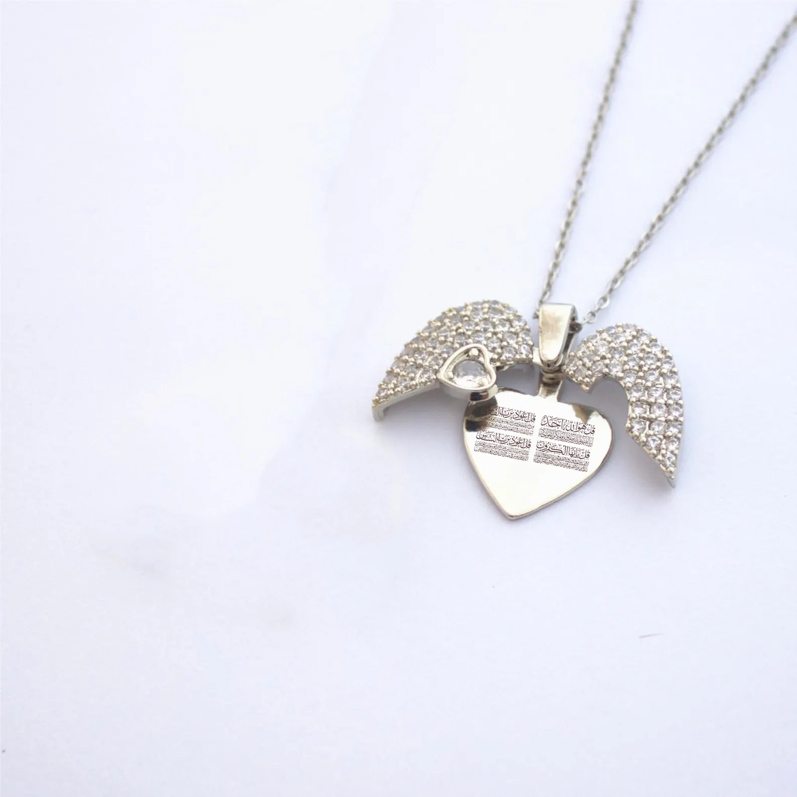 4 Qul Open Heart Necklace