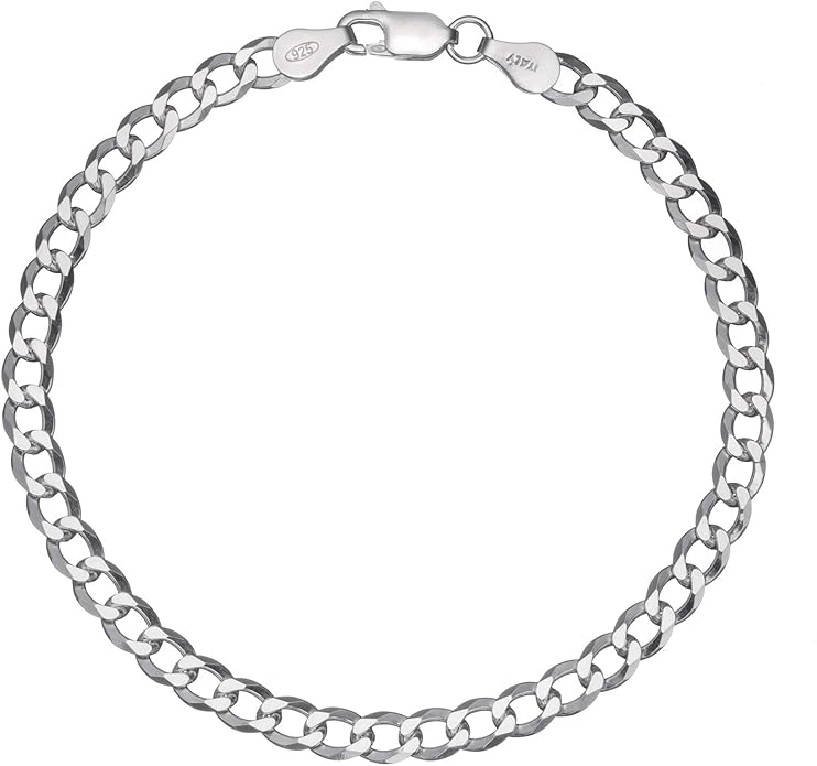 Silver Chain Bracelet For Him