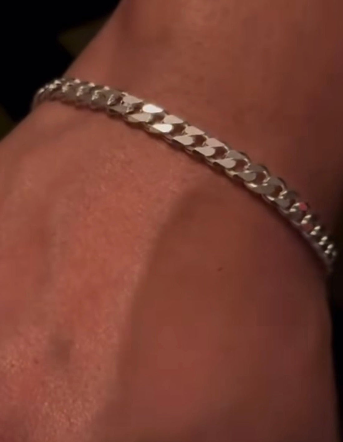 Silver Chain Bracelet For Him