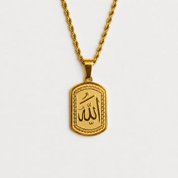 Allah Tag Pendant Necklace