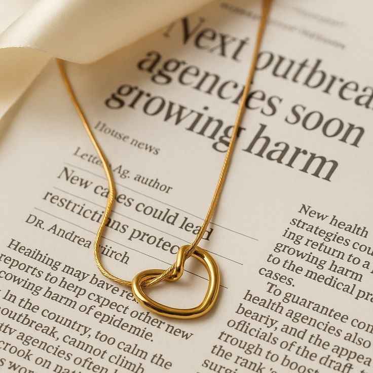 Twisted Knot Heart Necklace