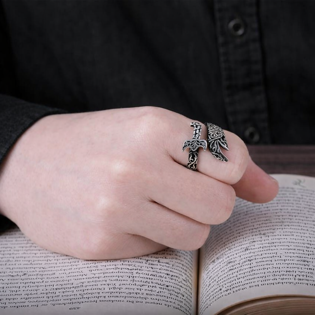 Zulfiqar Sword Adjustable Ring