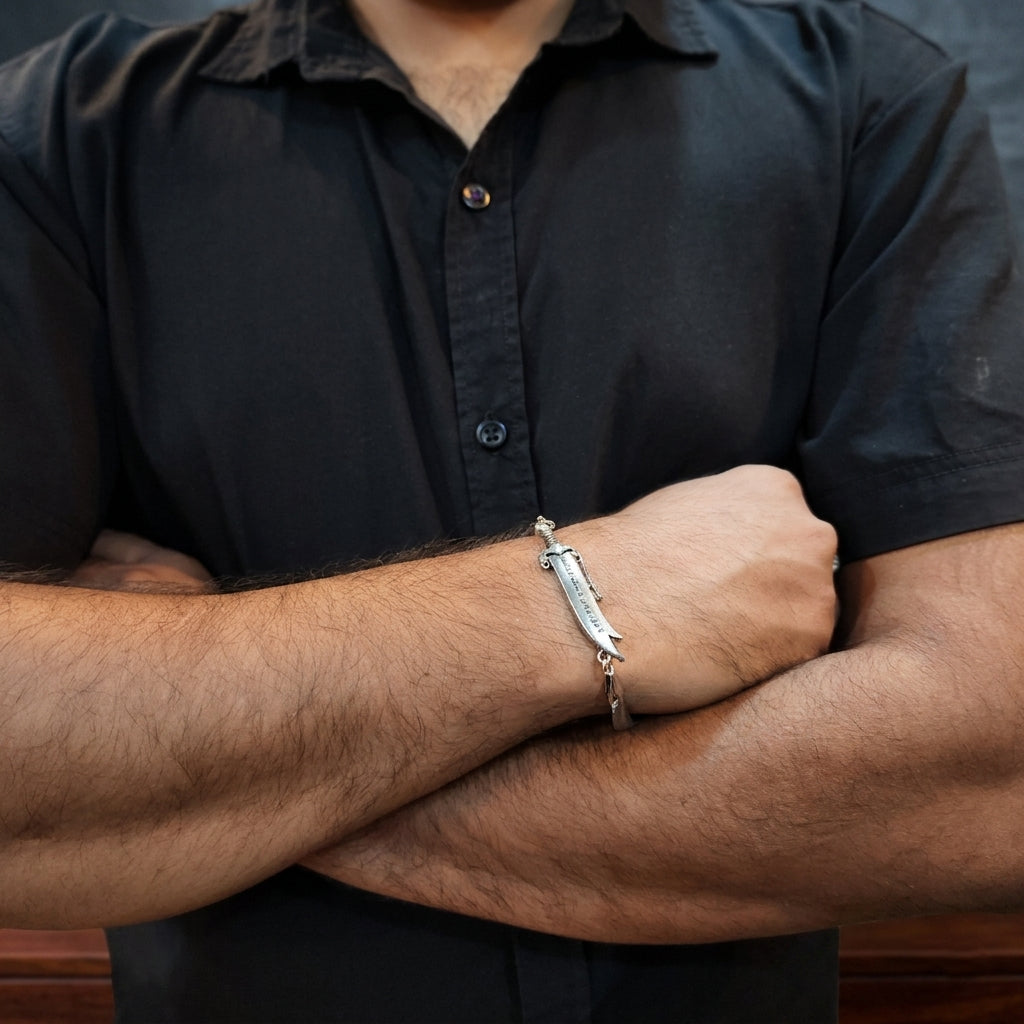 Openable Zulfiqar Sword Bracelet