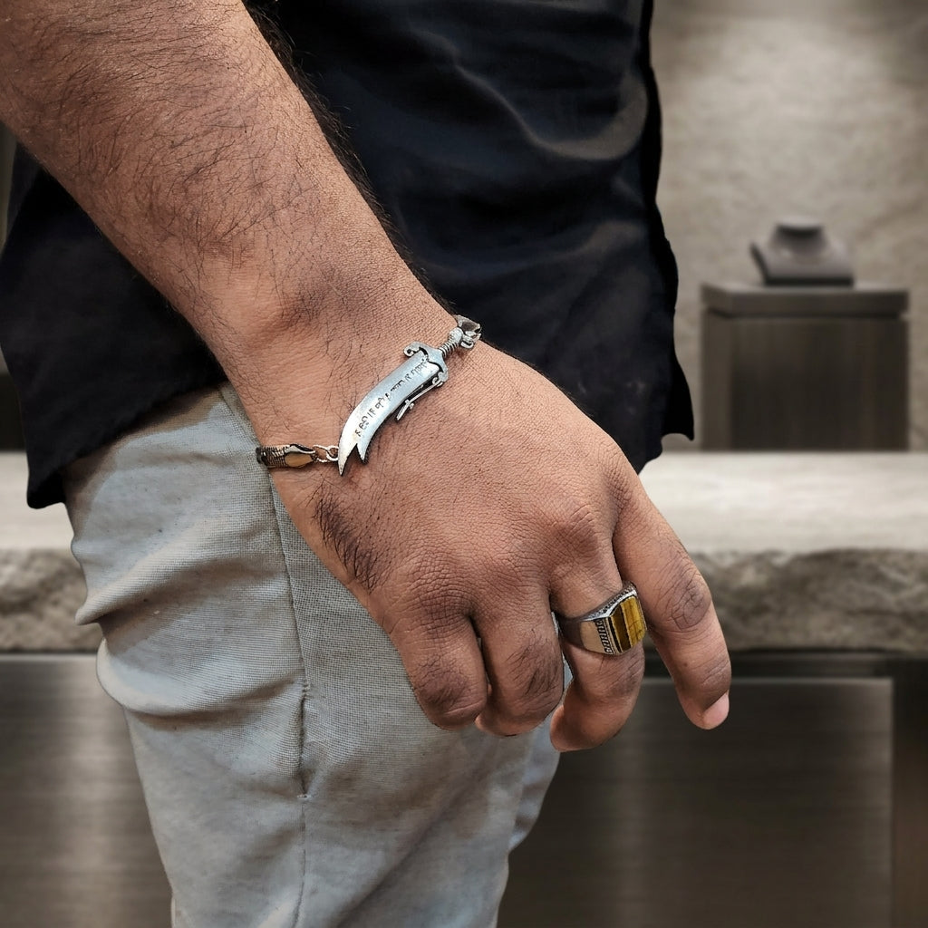 Openable Zulfiqar Sword Bracelet