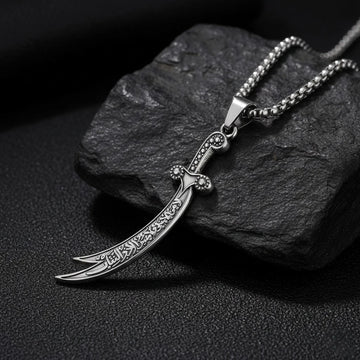 Zulfiqar Sword Pendant Necklace - Waterproof