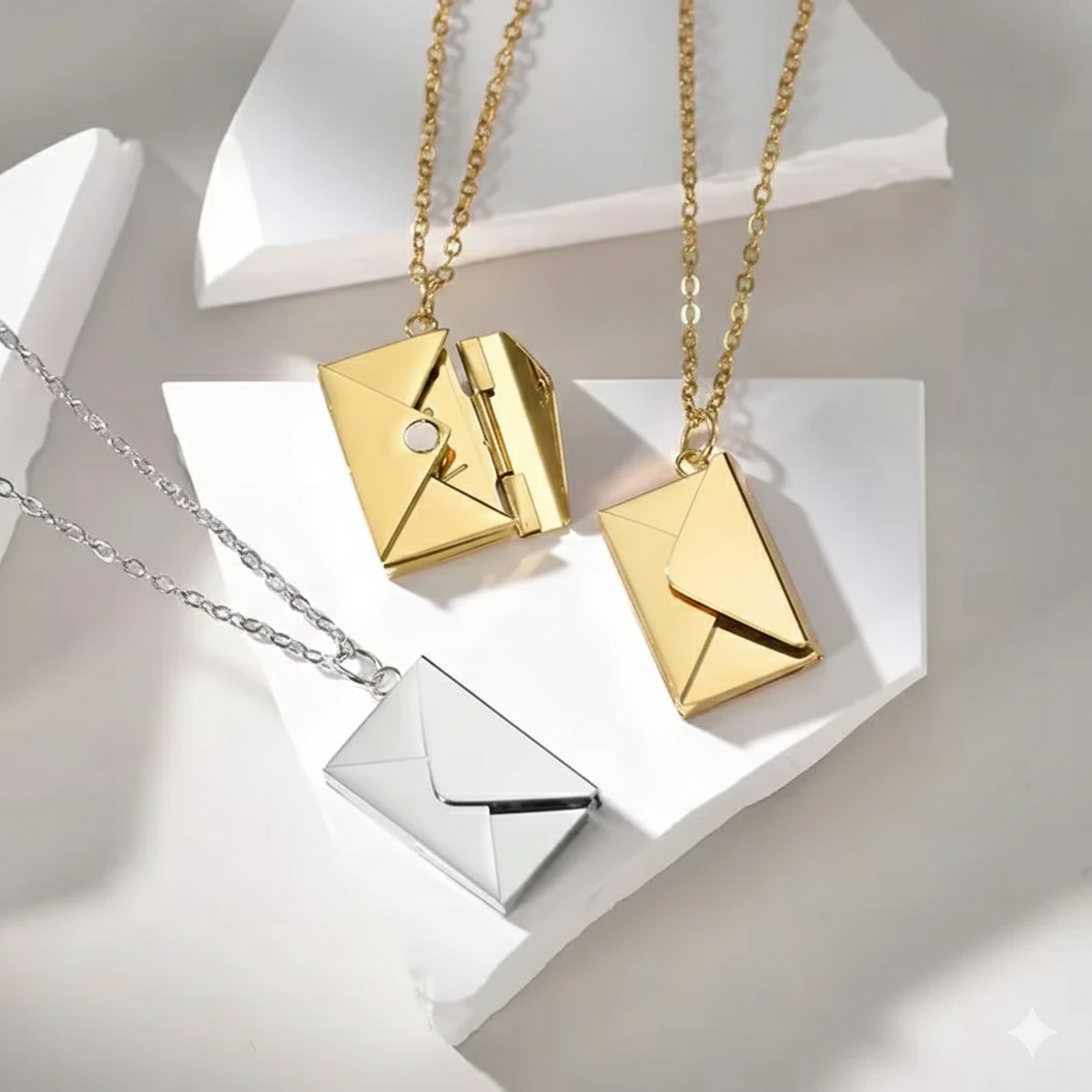 Islamic Envelope Necklace - Stainlesss Steel