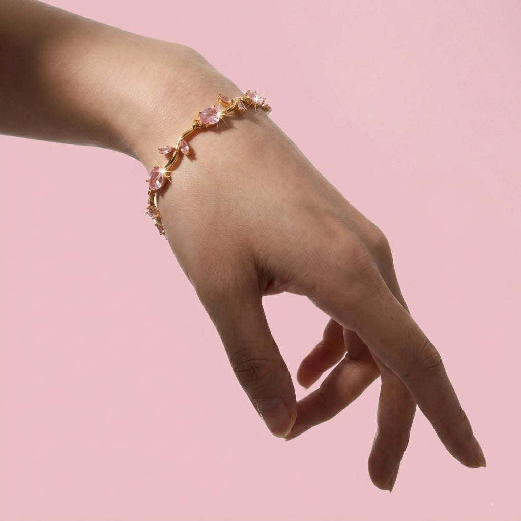Tulip Petal Bracelet (Stainless Steel)