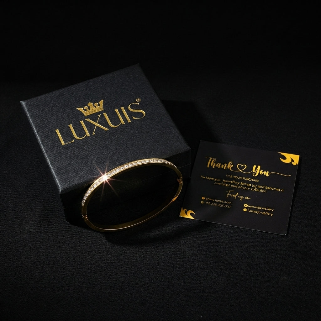 Aurora Zircon Cuff Bracelet