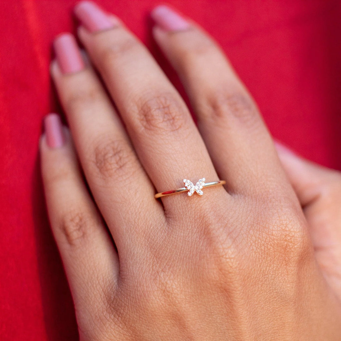 BUTTERFLY RING STERLING SILVER RING
