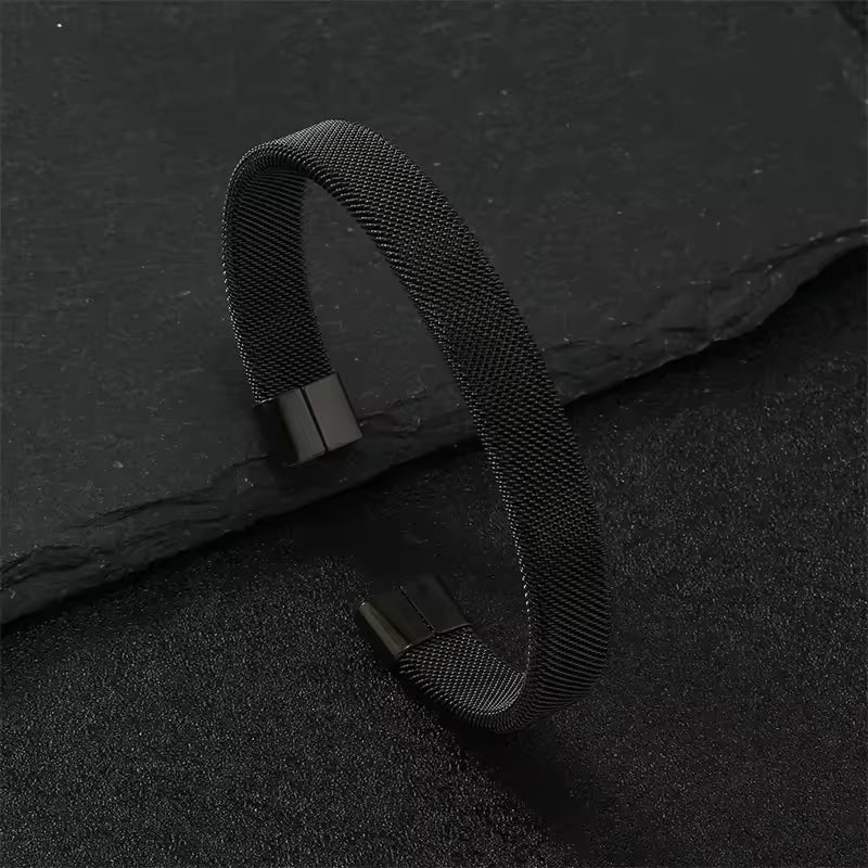 Spring Mesh Wire Bracelet – Stainless Steel