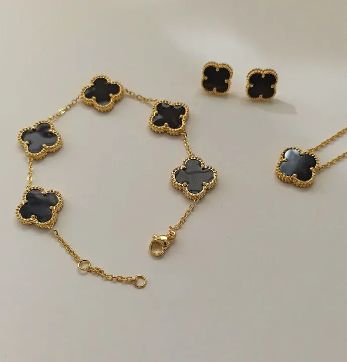 Leaf Clover Jewellery Set