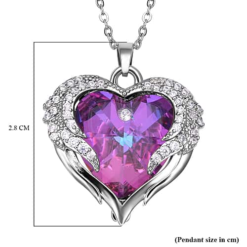 Mystic Heart Pendant Necklace For Women