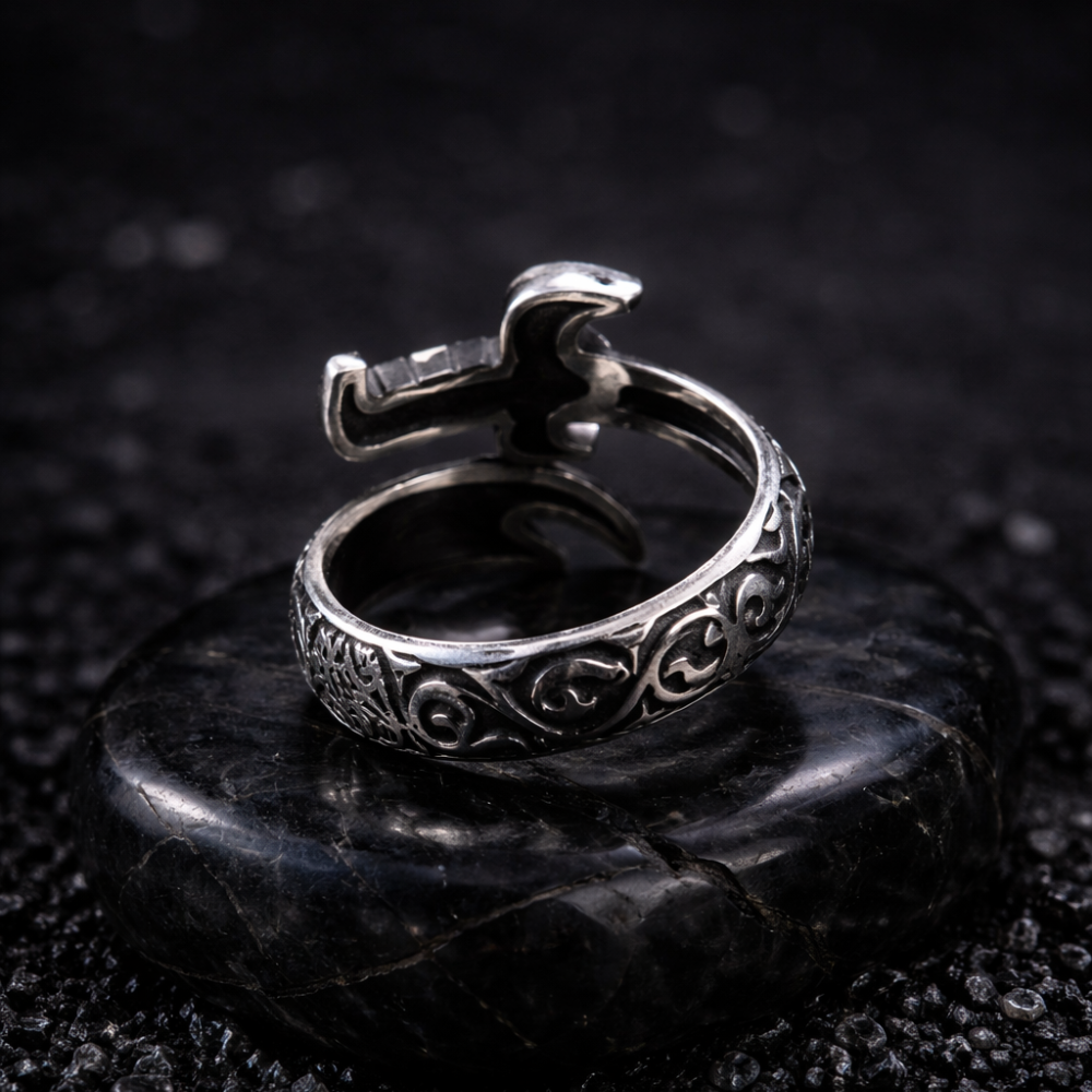Zulfiqar Sword Adjustable Ring