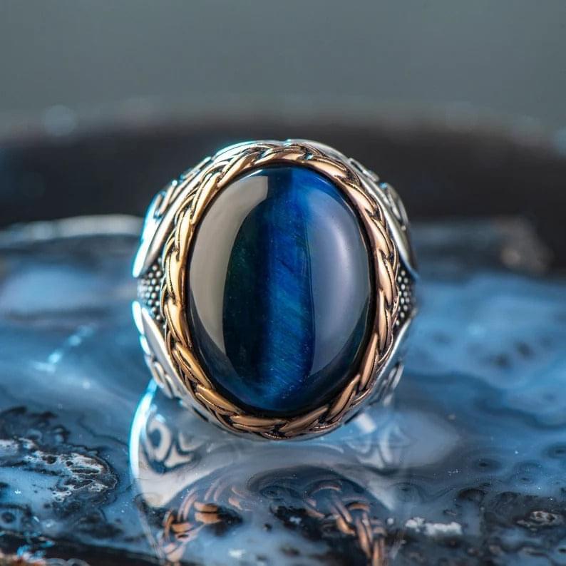 Modern Turkish Ring 925 Silver