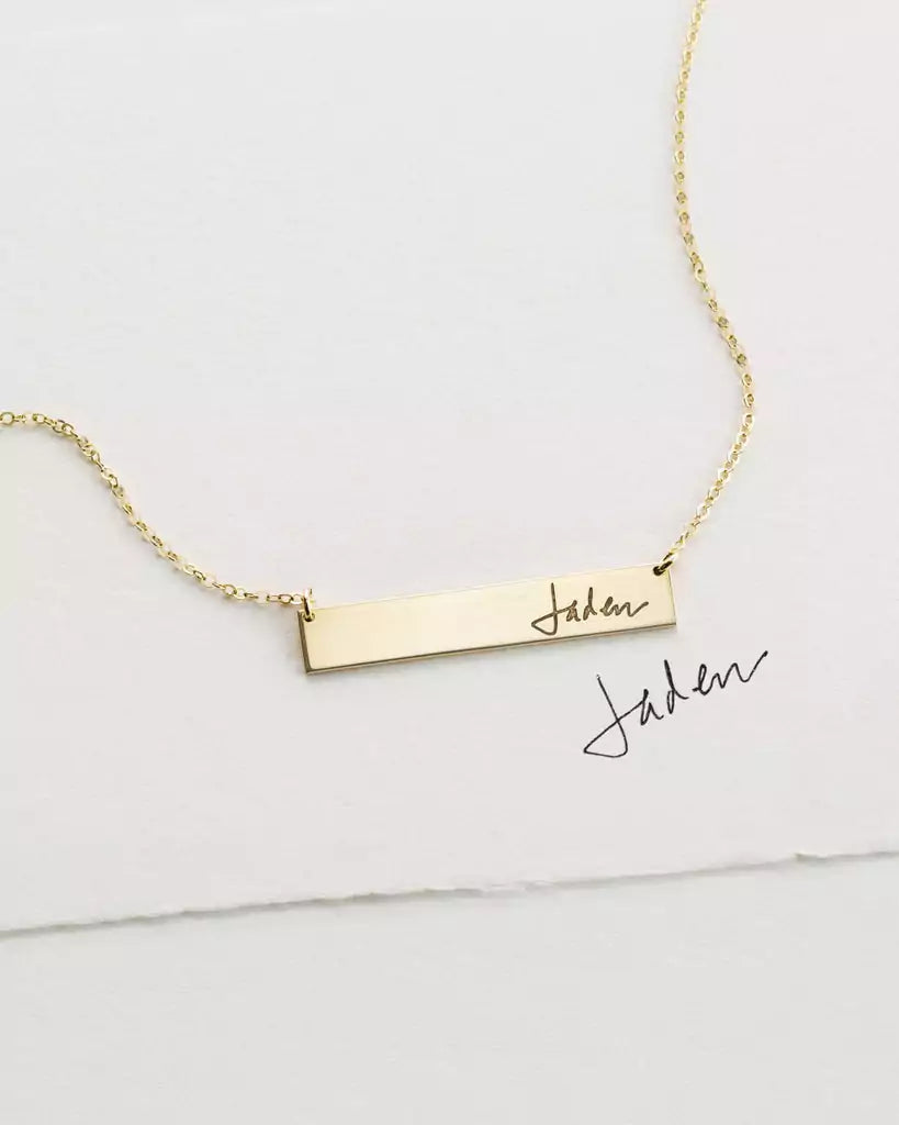 Handwriting Necklace