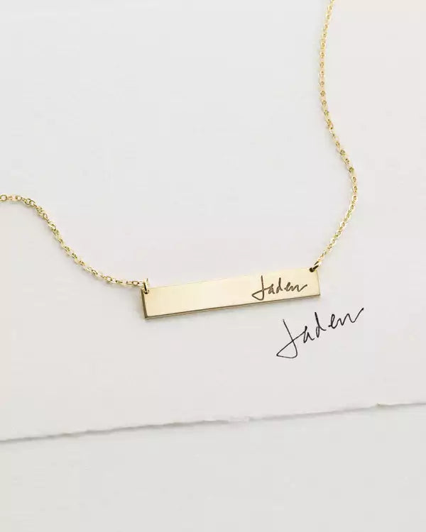 Handwriting Necklace
