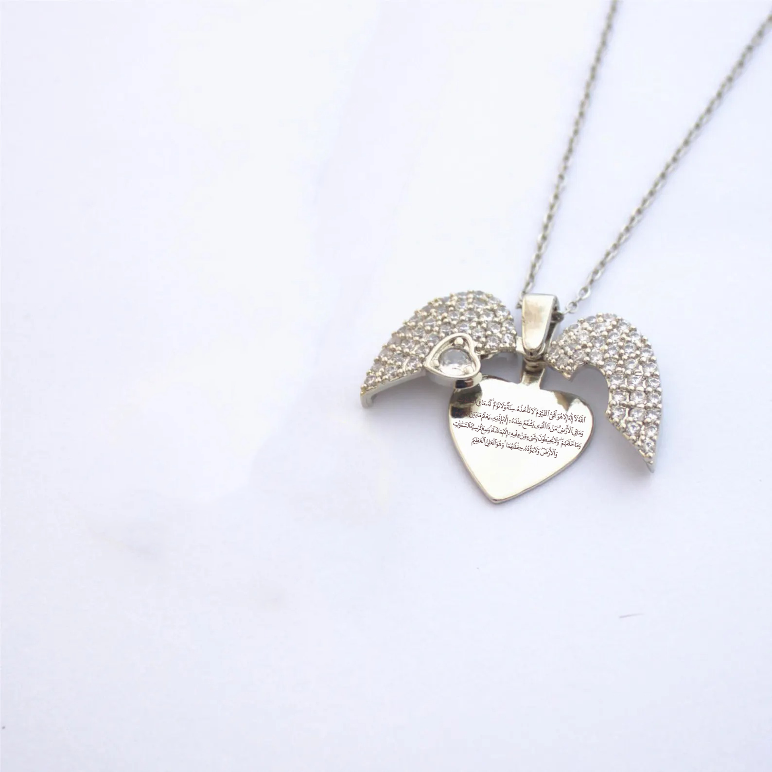 4 Qul Open Heart Necklace