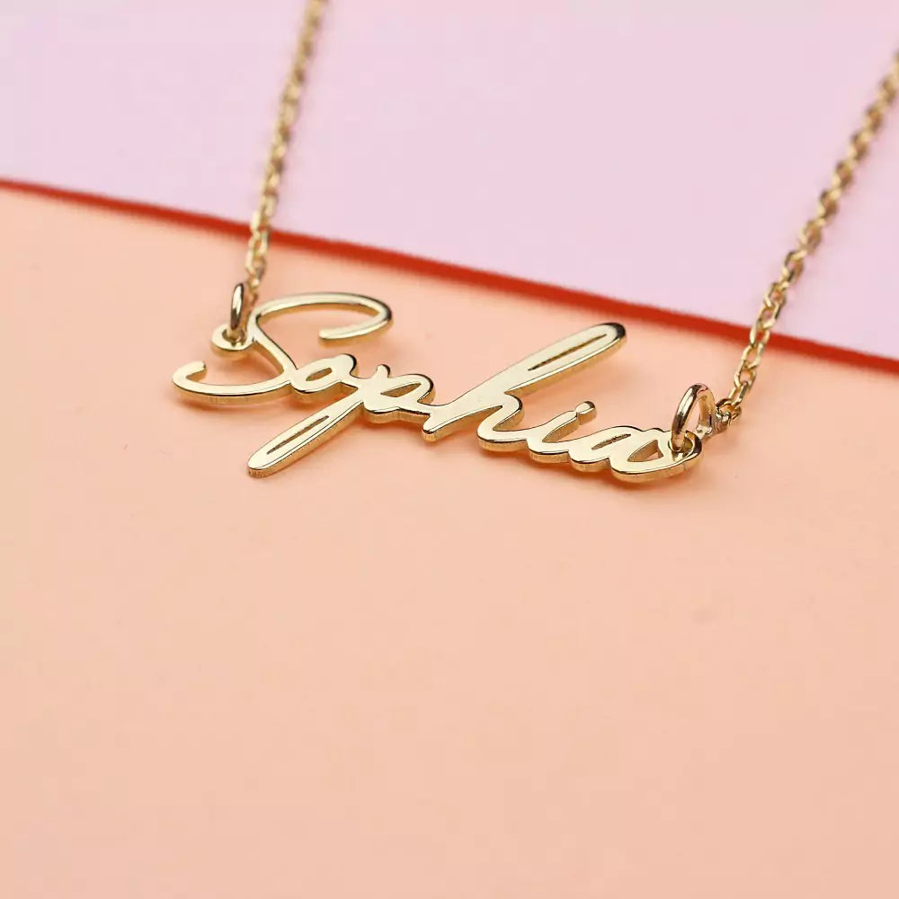 Chic Script Name Necklace
