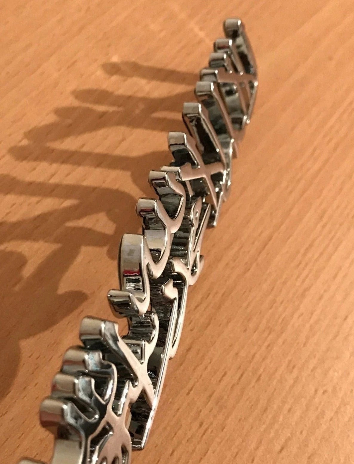 3D Metallic Shahada Kalima Car Badge Sticker (Stainless Steel)