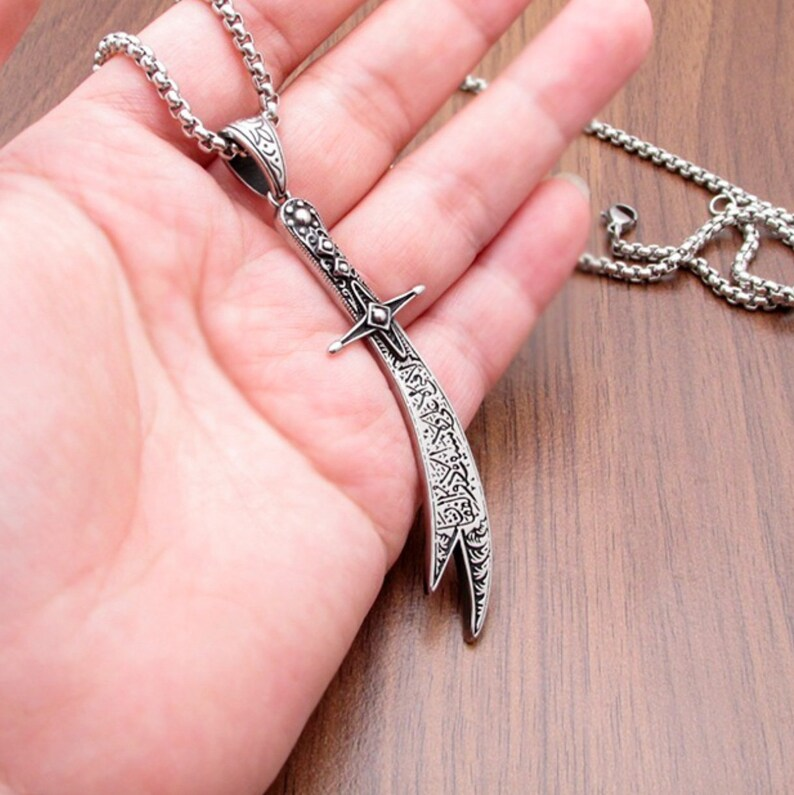 Zulfikar Sword Pendant Necklace