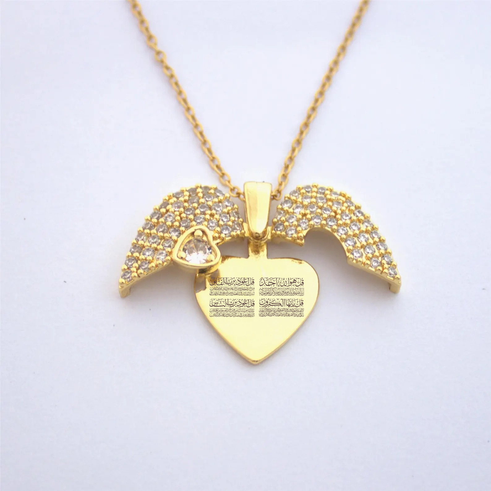 4 Qul Open Heart Necklace
