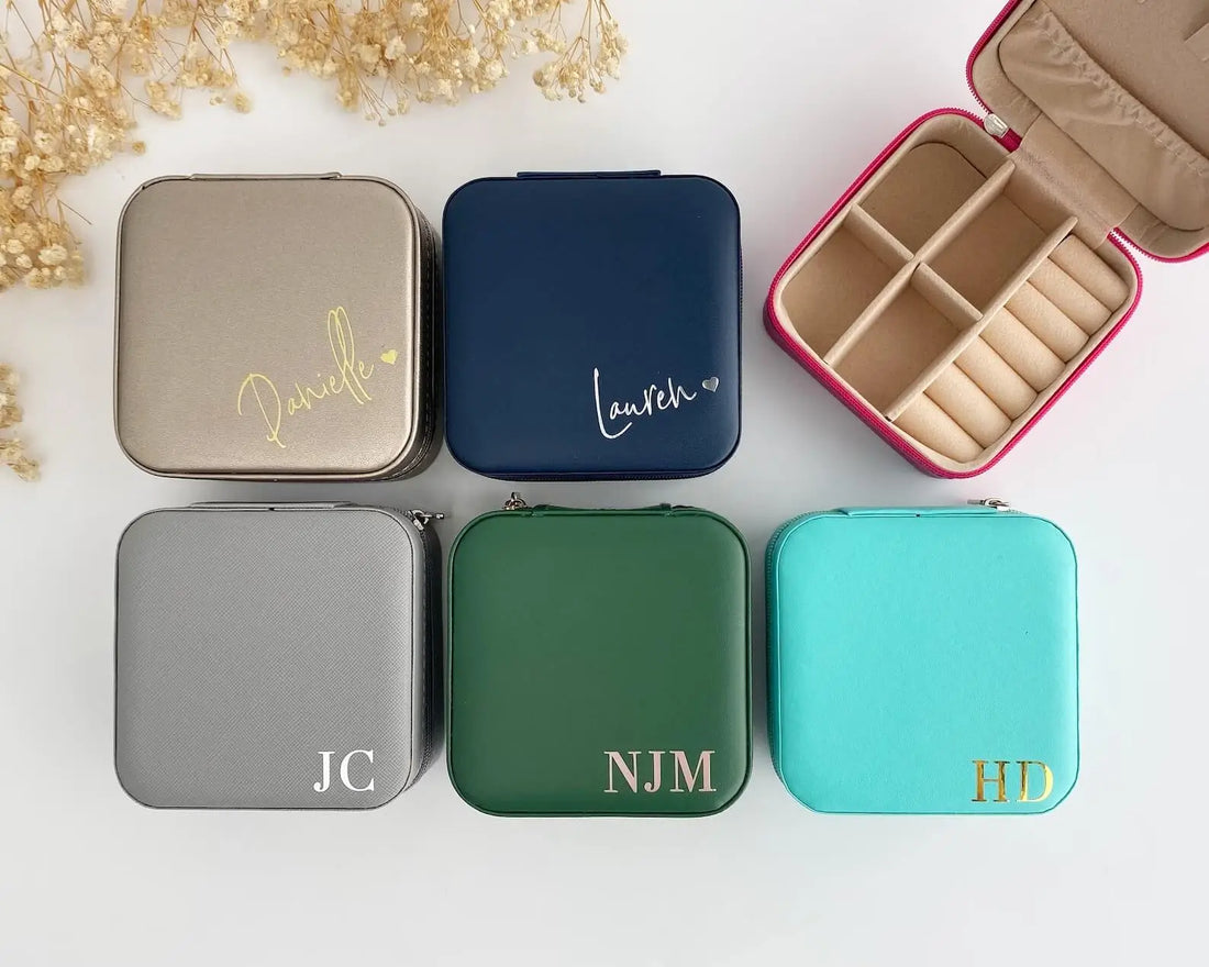 Personalized Travel Jewelry Box