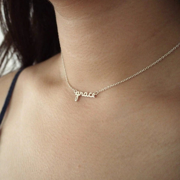 Tiny Name Necklace