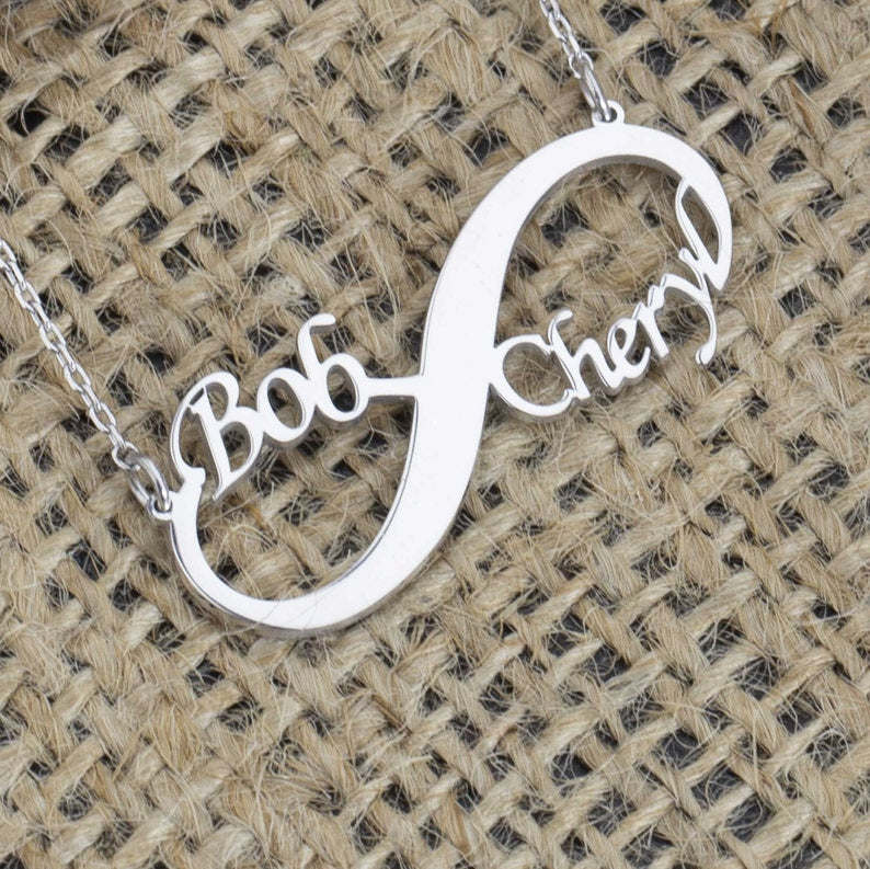 Couple Custom Name Necklace With Date