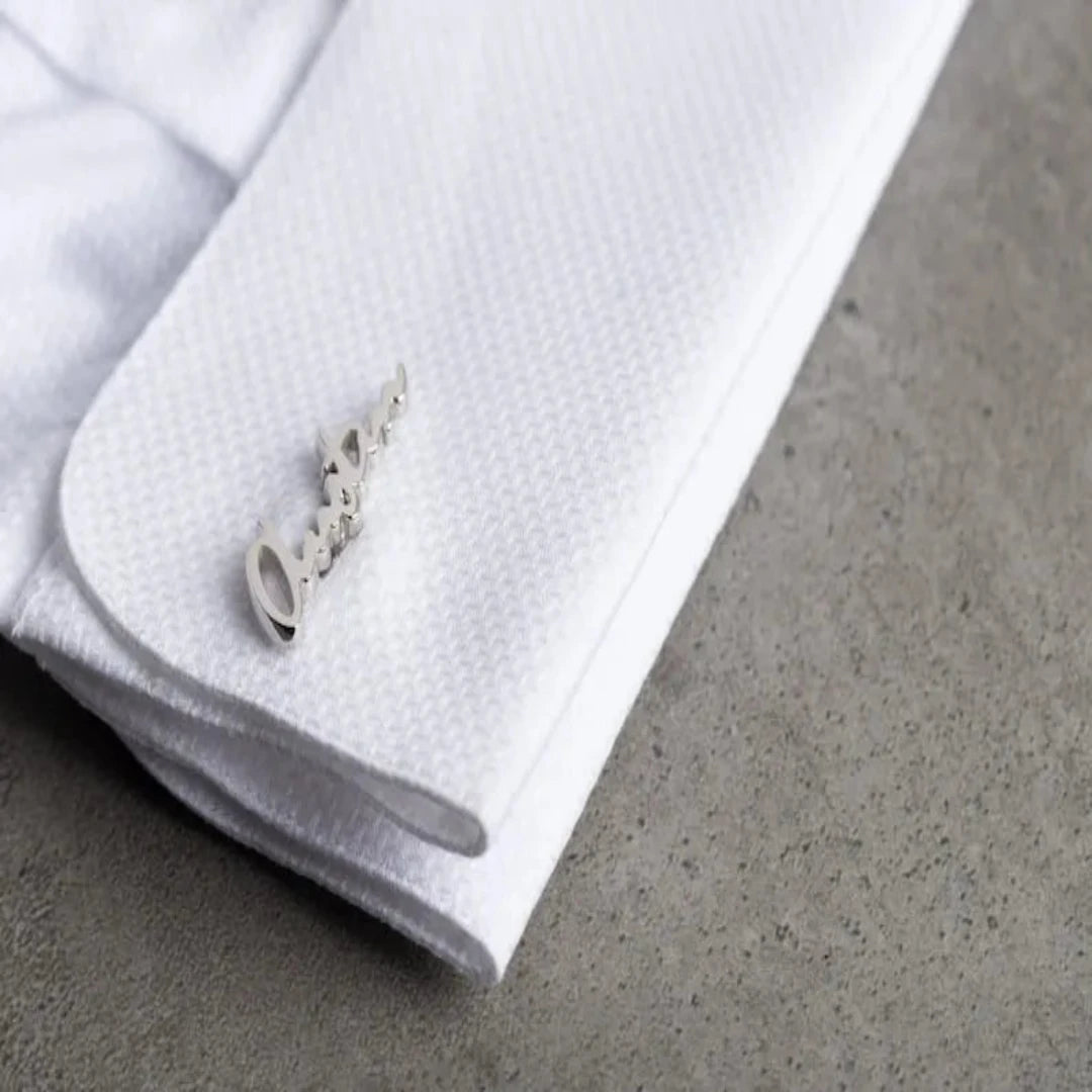 Delicate Personalized Cufflinks