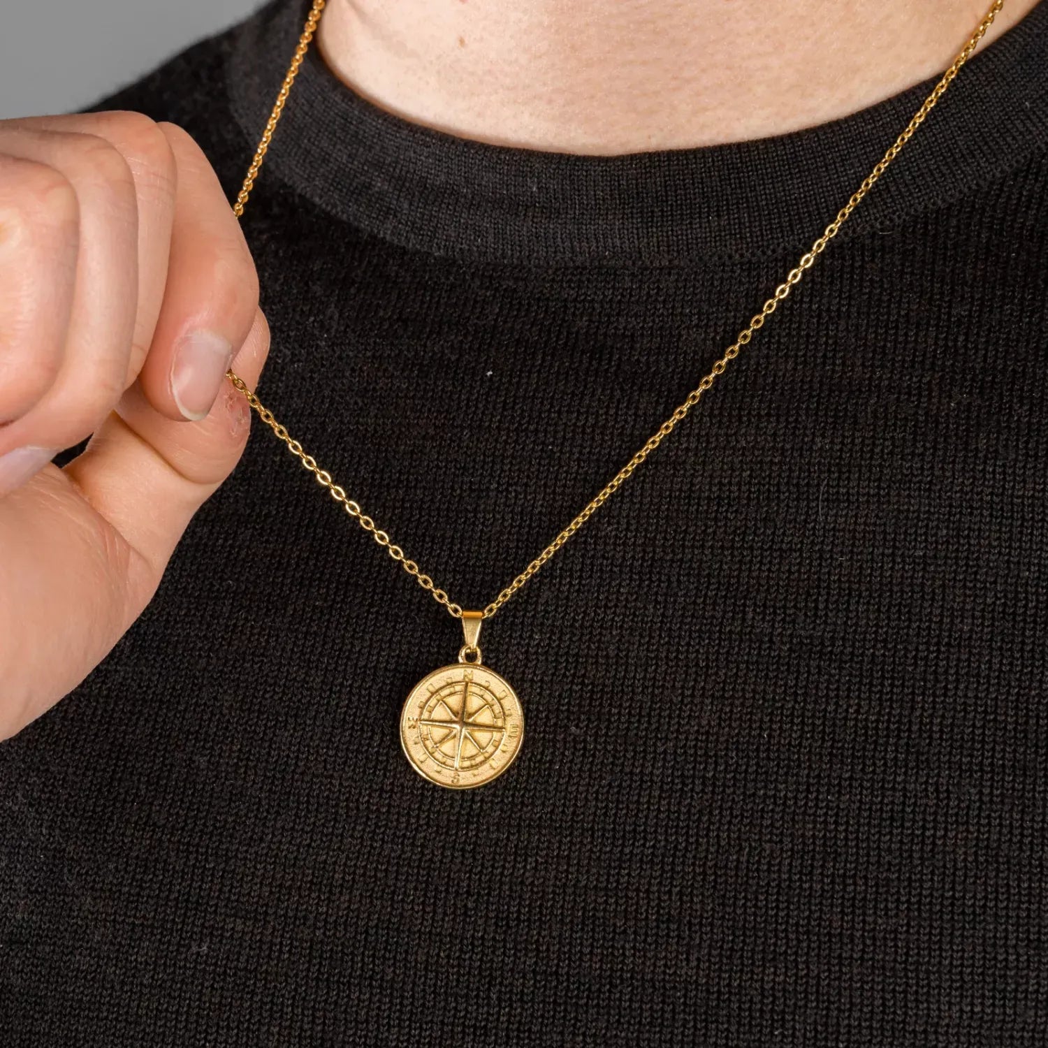 Compass Pendant Necklace