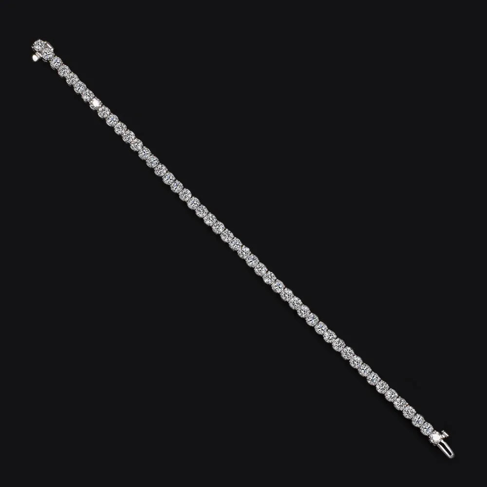 Diamond Tennis Bracelet 925 Silver