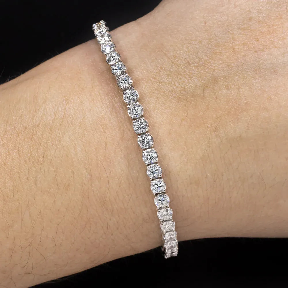 Diamond Tennis Bracelet 925 Silver