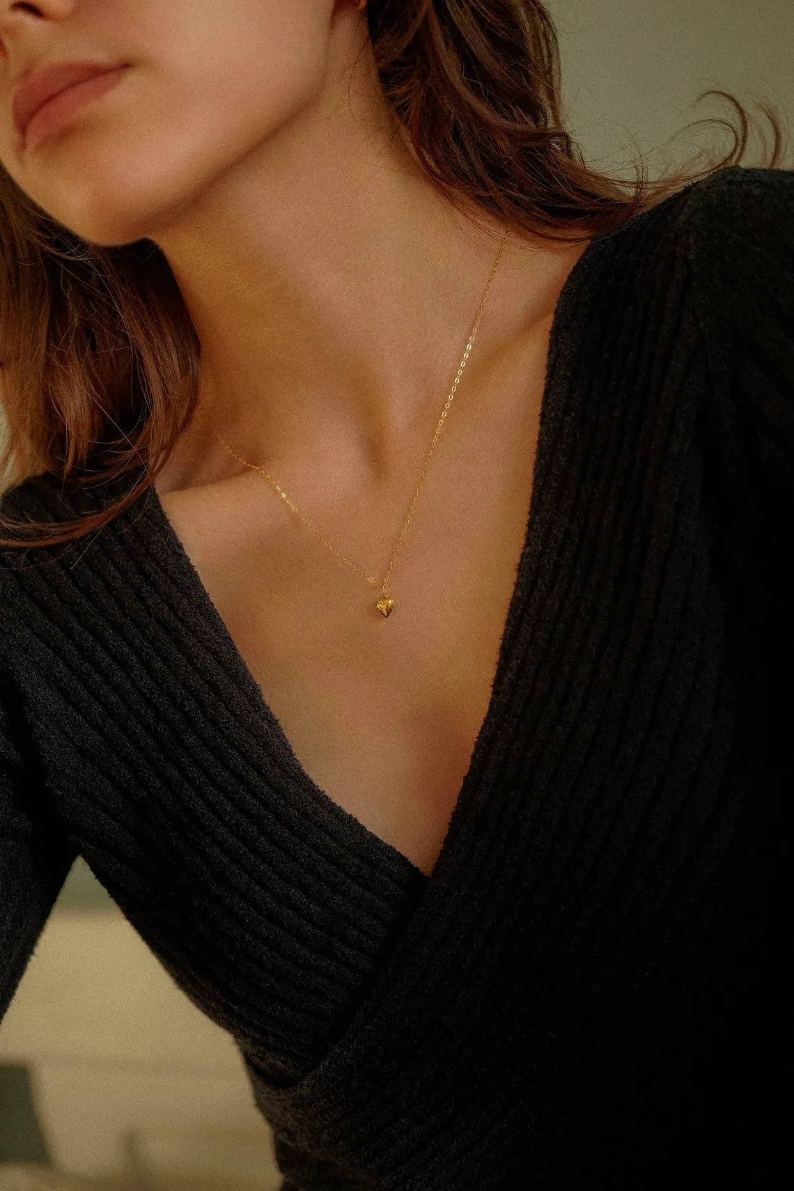 Tiny Heart Necklace - 925 Silver