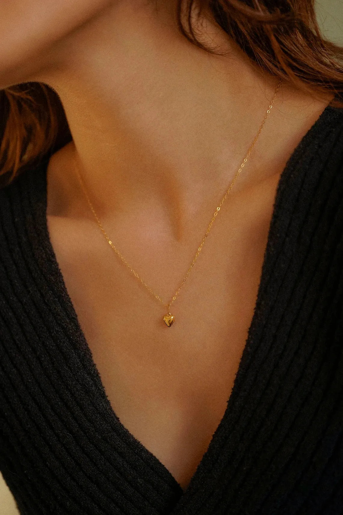 Tiny Heart Necklace - 925 Silver