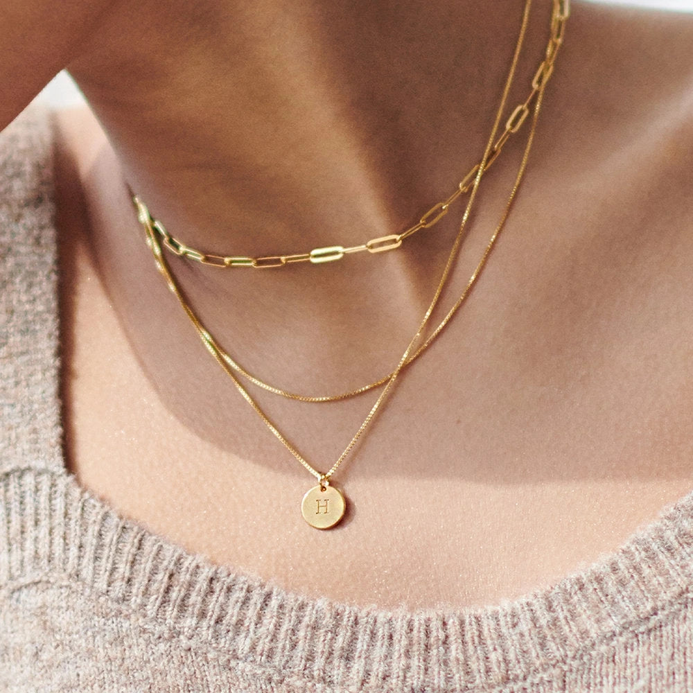 Willow Disc Necklace