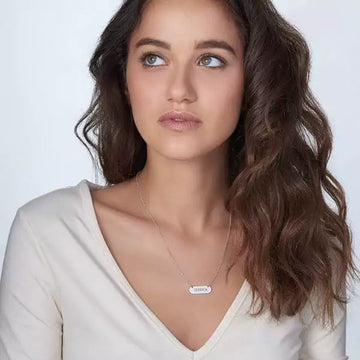 Rounded Plate Necklace