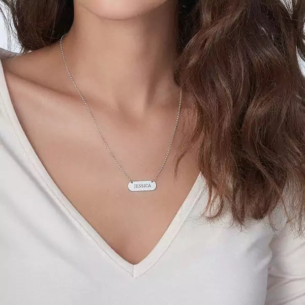 Rounded Plate Necklace