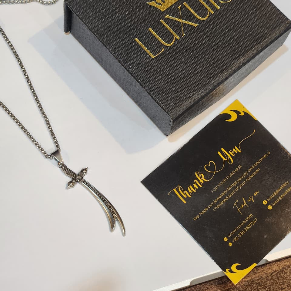 Zulfiqar Sword Pendant Necklace - Signature