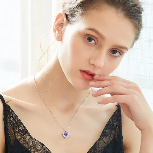 Mystic Heart Pendant Necklace For Women