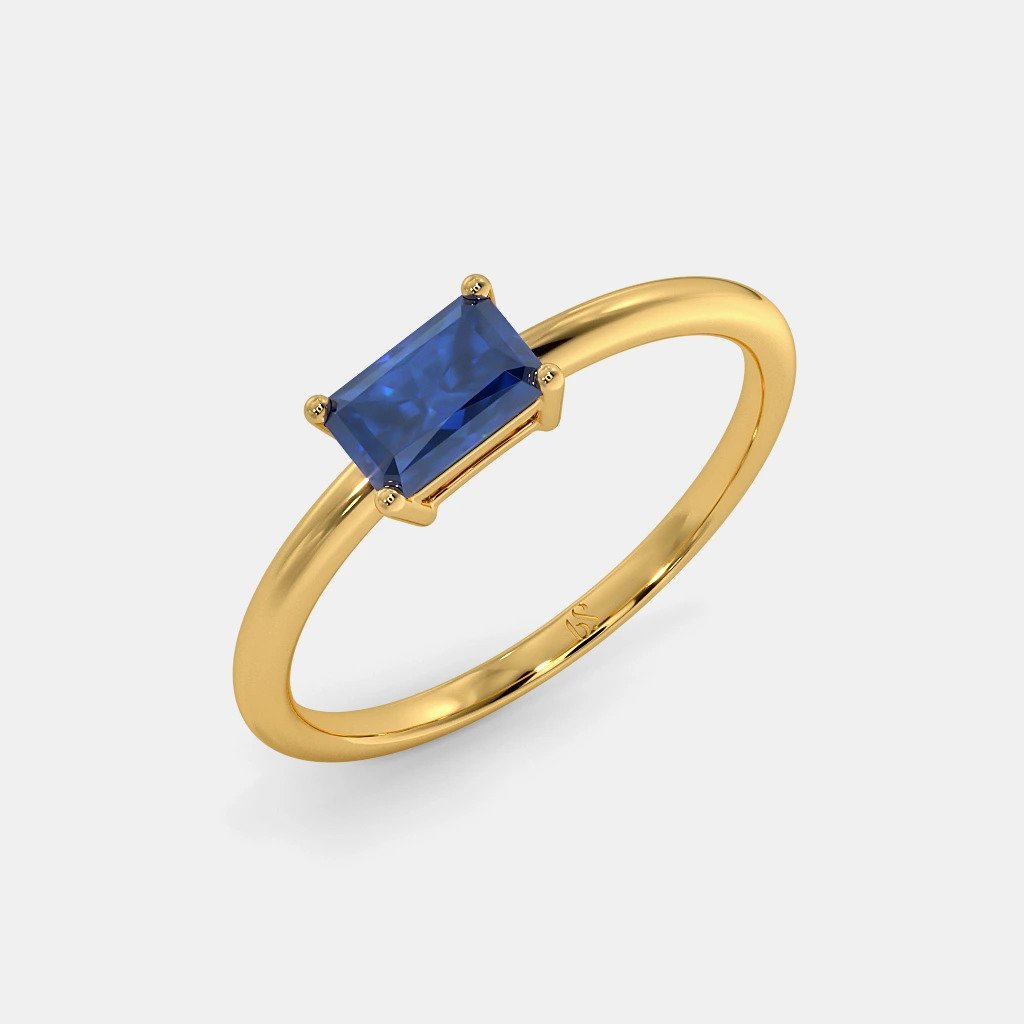 Bluesapphire Cut Ring